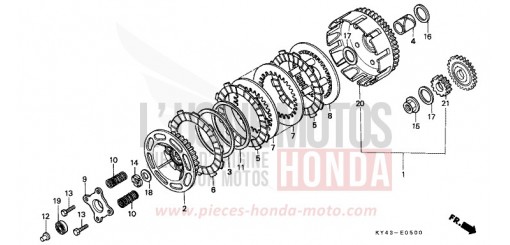 EMBRAYAGE NSR125RN de 1992